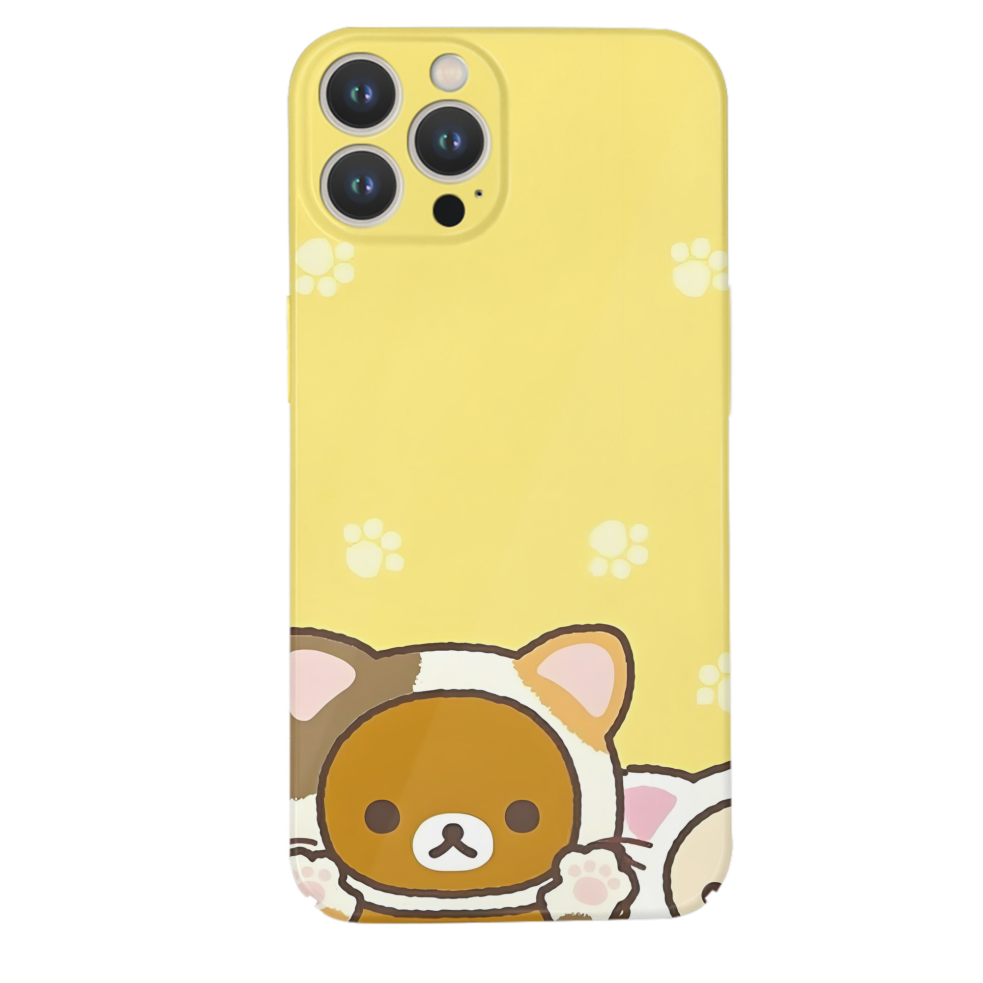 （画像用） リラックマ リラックマ キイロイトリ Rilakkuma Korilakkuma Kiiroitori 【iPhone 14シリーズ対応】ハードケース